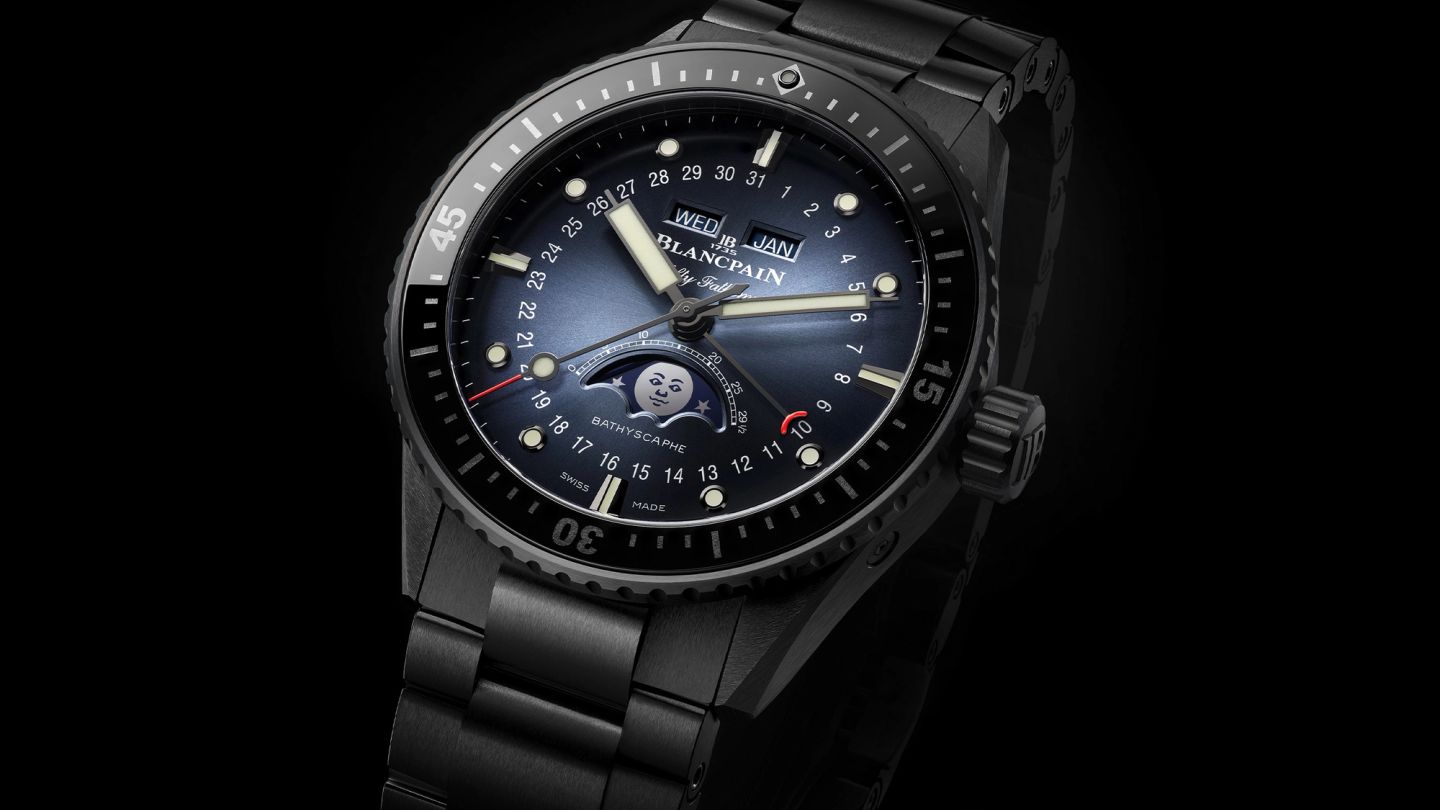 Blancpain’s latest Fifty Fathoms Bathyscaphe blends classic colours with contemporary intricacies