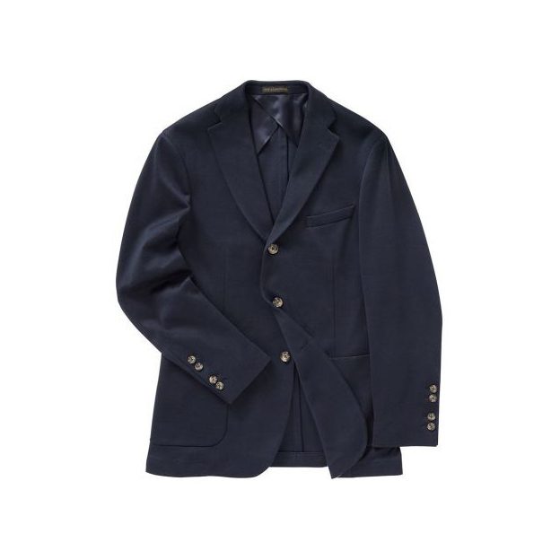 New & Lingwood Navy Jersey Jacket