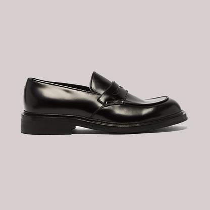 Prada Leather Penny Loafers