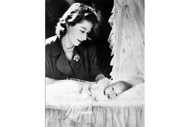 1948 - Princess Elizabeth with an infant Charles (Associated Press)