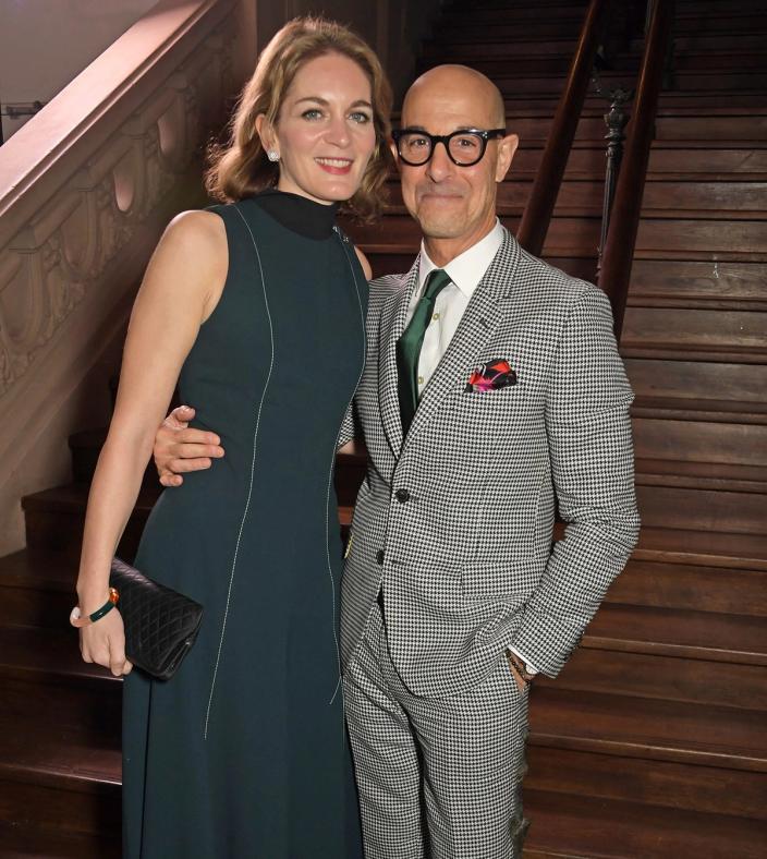 Felicity Blunt and Stanley Tucci
