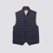 Quilted Nylon Down Gilet by Brunello Cucinelli