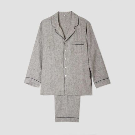 Piglet Men’s Grey Linen Pyjamas