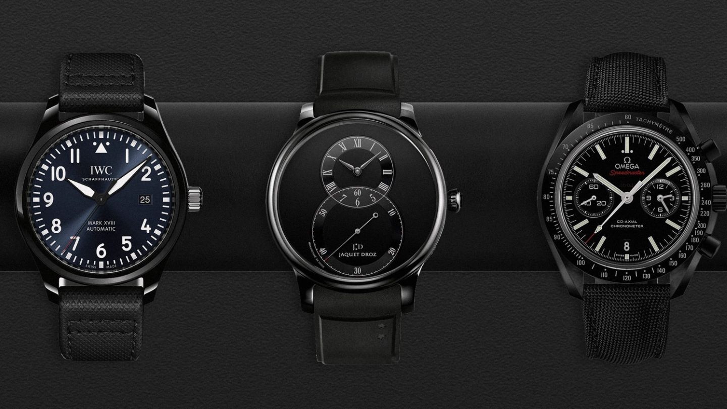 The Edit: Black ceramic watches