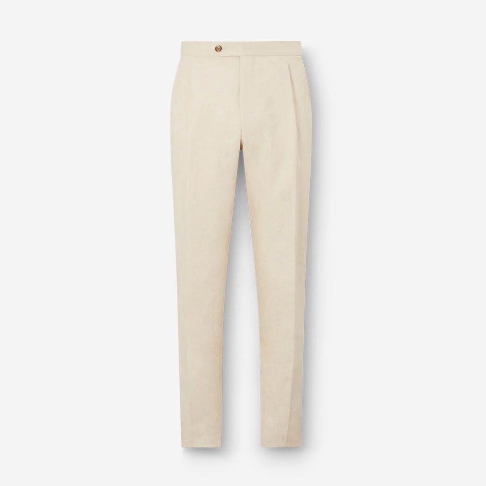 New & Lingwood Single Pleat Trousers
