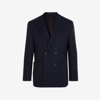Richard James Ribbed Wool-Blend Blazer