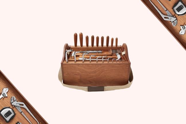 Lorenzo Milano Wooden Tool Box