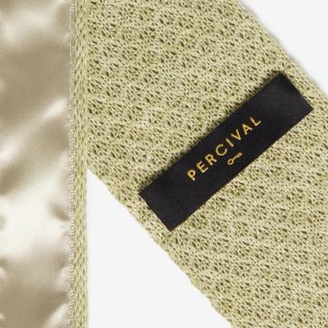 Percival Sage Marl Linen Tie