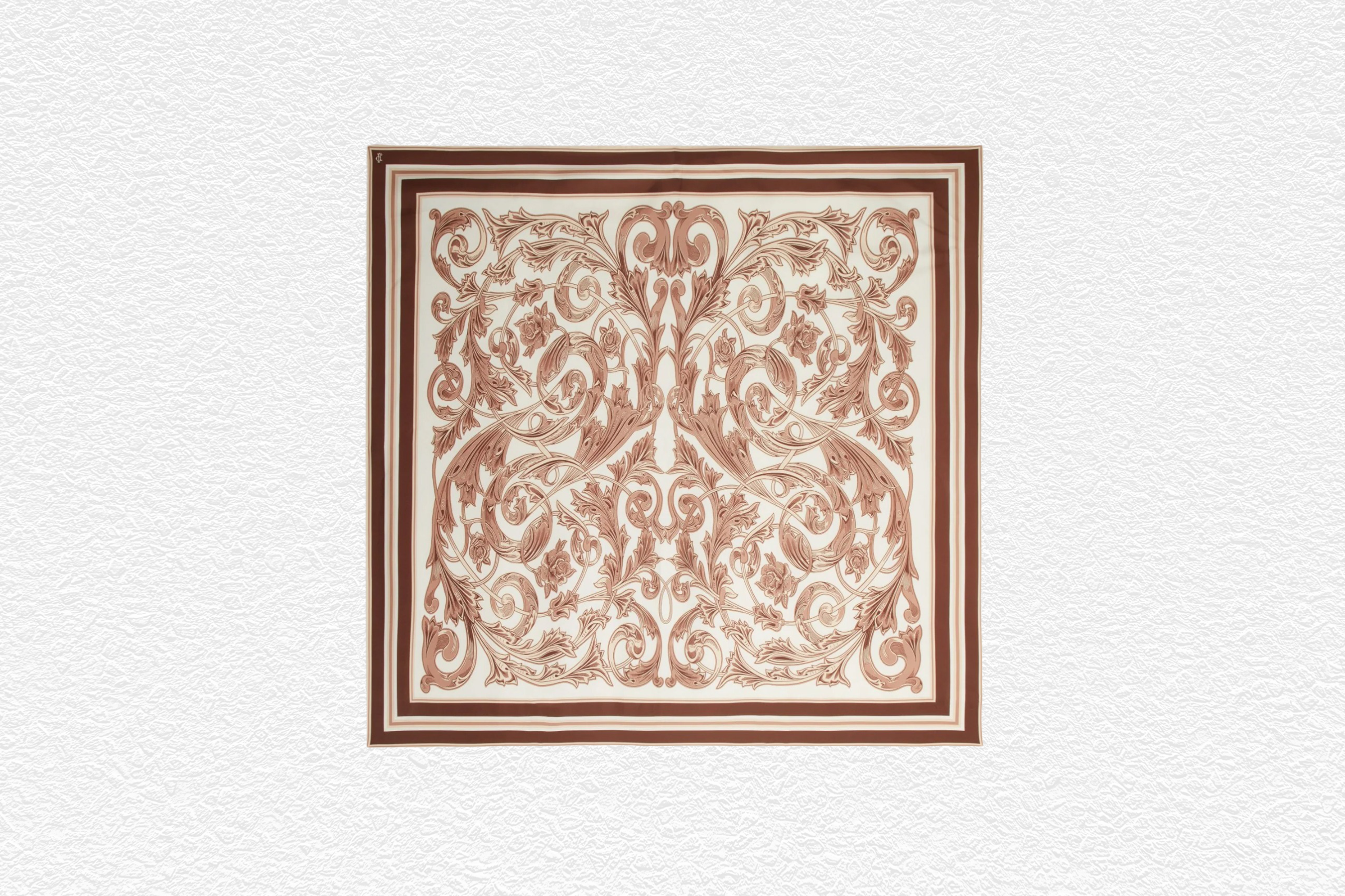 Rose & Scroll Pocket Square