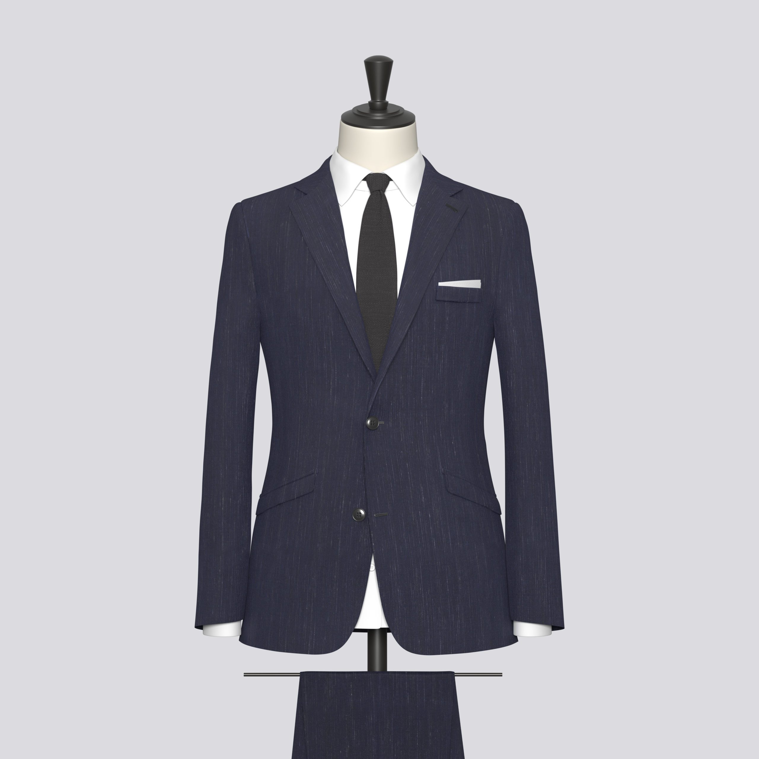 Clements & Church Blue Plain Suit