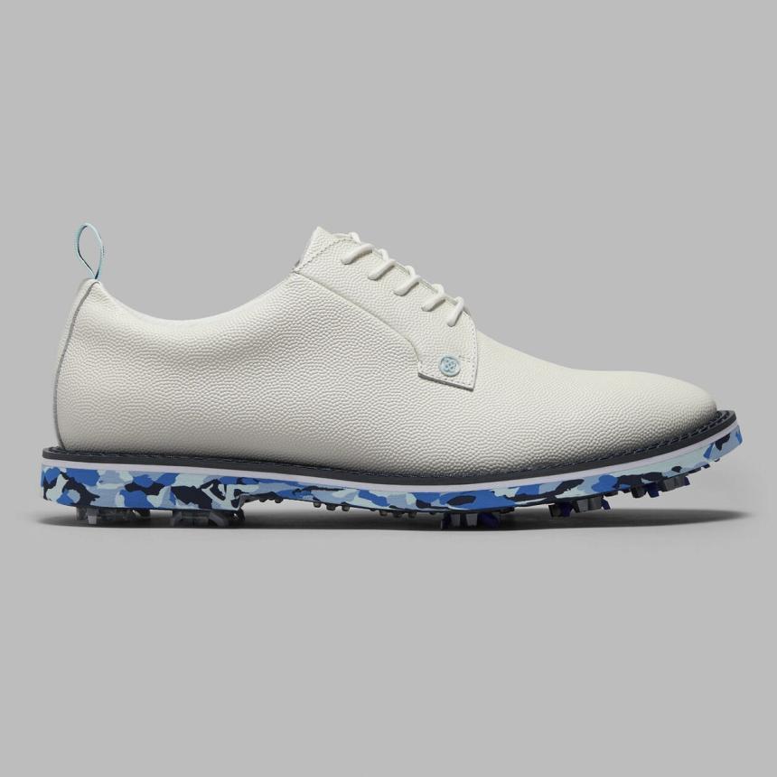 27. Sapato de golfe G/FORE Gallivanter G/lock em pele com sola de camuflagem