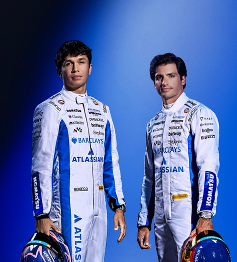 Atlassian Williams F1 Team’s Carlos Sainz and Alex Albon on powering Williams to the top