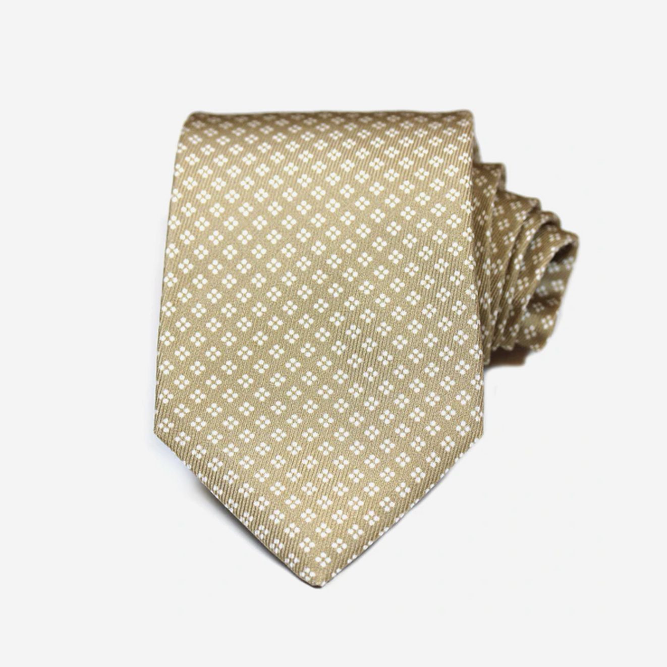Emma Willis Gold Silk Tie