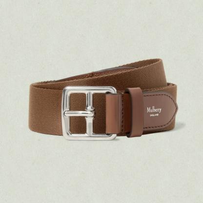 Berluti Leather-Trimmed Belt