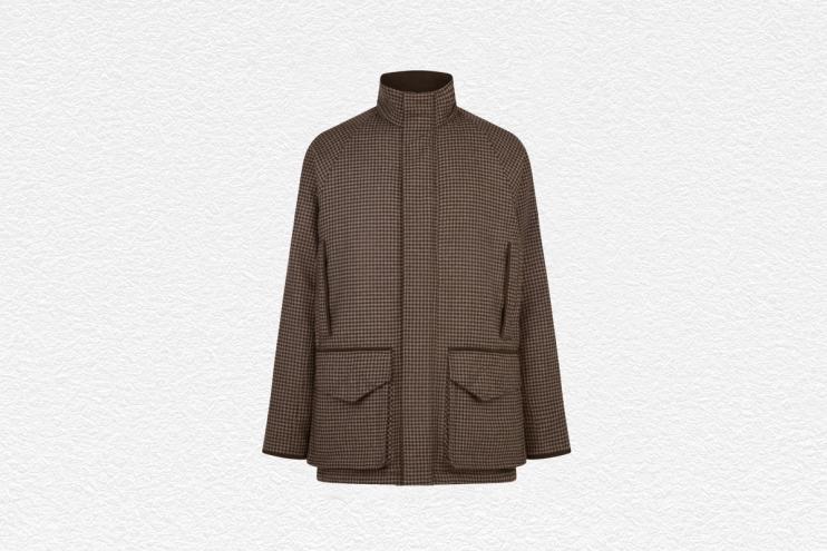 Cashmere Tweed Raglan Field Coat