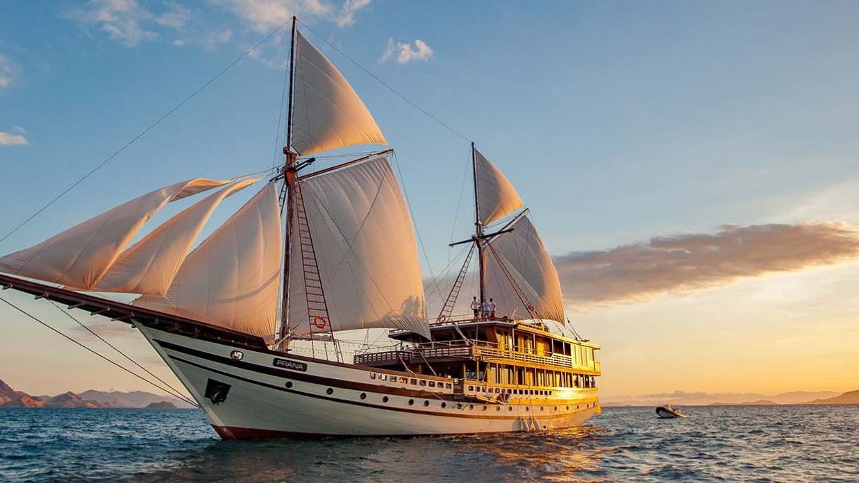 New to charter, Prana by Atzaro evokes a more refined age of seafaring