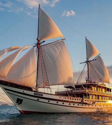 New to charter, Prana by Atzaro evokes a more refined age of seafaring