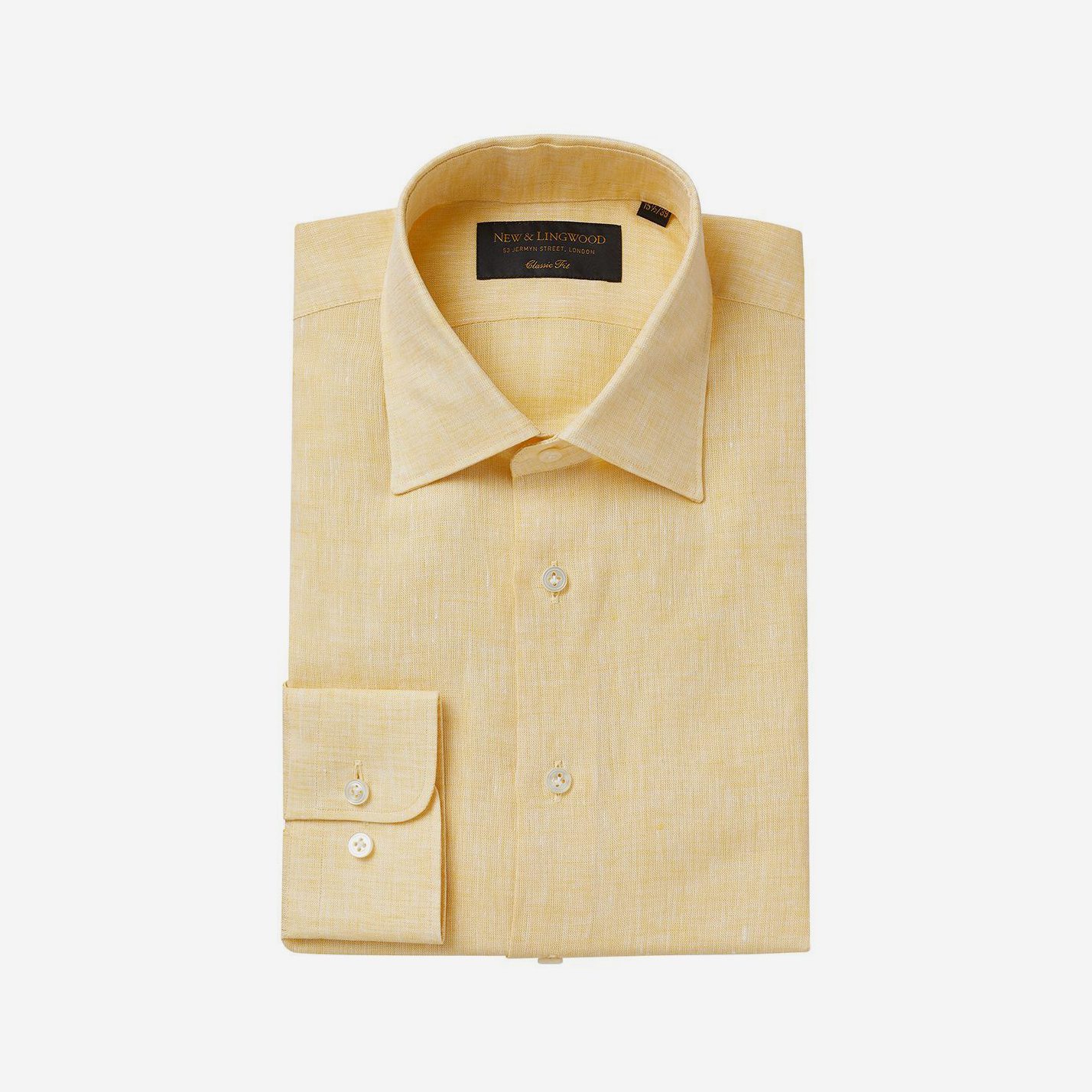 New & Lingwood Classic Linen Shirt