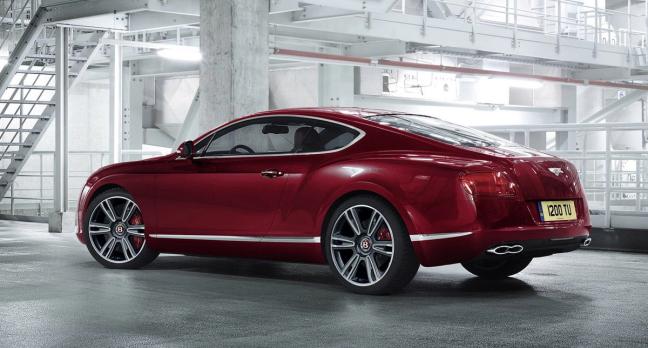 bentley continental gt v8 red