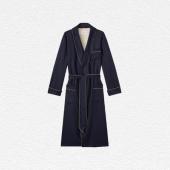 Duke Cashmere Navy Dressing Gown