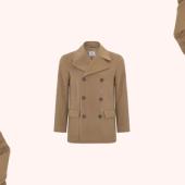 Turnbull & Asser Camel Cashmere Peacoat