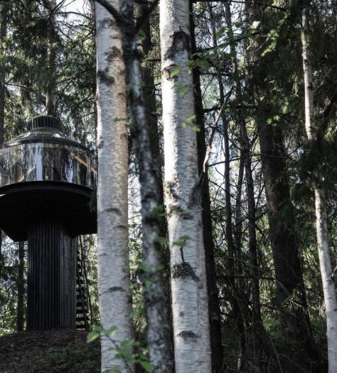 Inside the luxury treehouse that Polestar brought to the Finnish forest