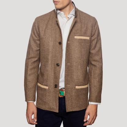 Darzi Jacket Brown Weave