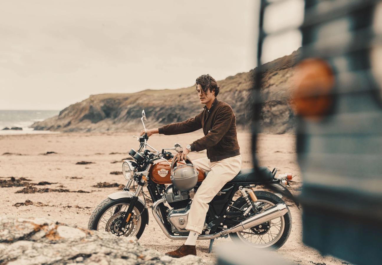 royal enfield interceptor 650 cornwall beach roadtrip review