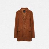 Barneys Originals Tan Suede Blazer