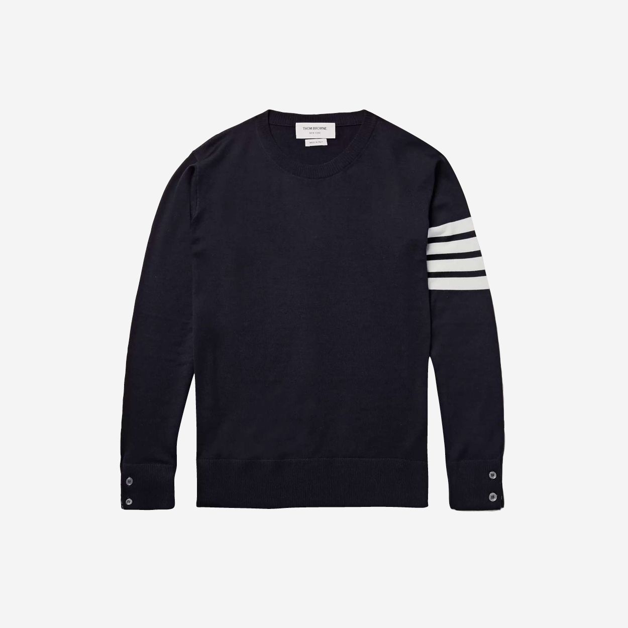 Thom Browne Striped Merino Wool Sweater