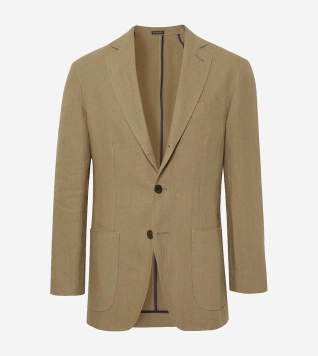 Rubiancci Sage Unlined Linen Blazer