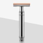 Floris Chrome & Rose Gold Plate Razor