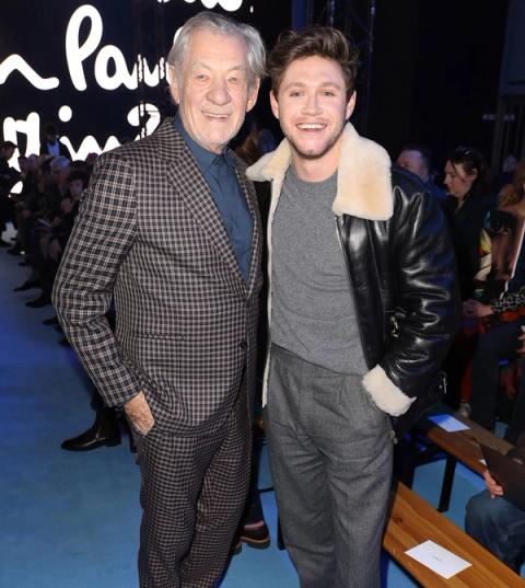 Sir Ian McKellen and Niall Horan