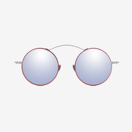 RVS Eyewear Palladium Silver Red Sunglasses