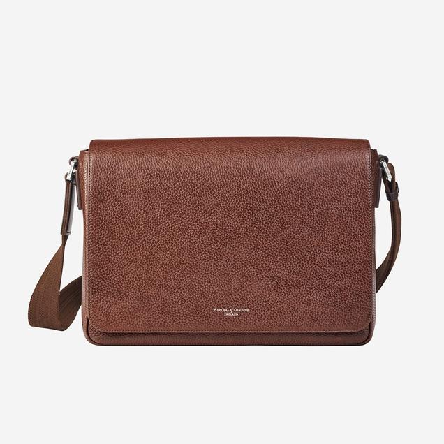 Aspinal of London Reporter Messenger Bag