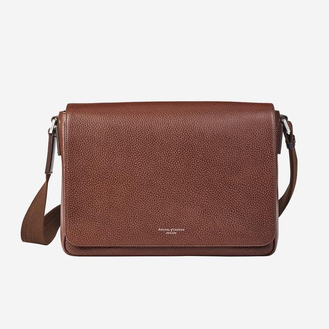 Aspinal of London Reporter Messenger Bag