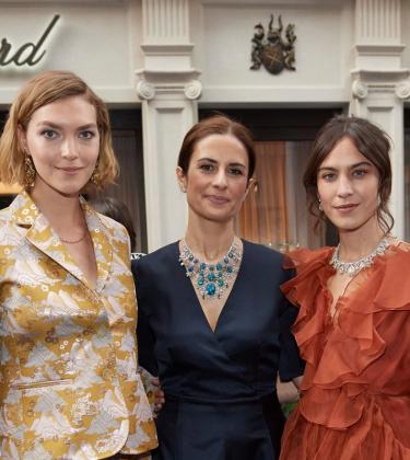 Arizona Musa, Alexa Chung and Livia Firth