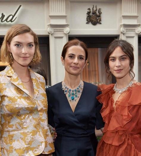 Arizona Musa, Alexa Chung and Livia Firth