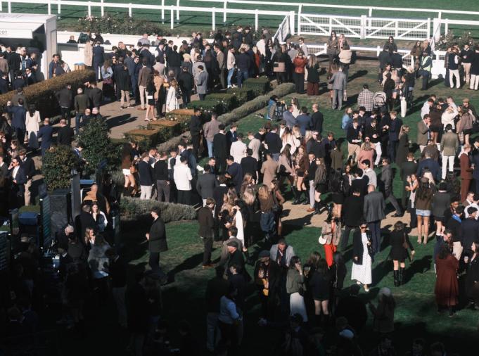 Guests at Ascot for QIPCO British Champions Day