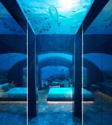 This $50,000 per night underwater villa takes a sea view to the extreme