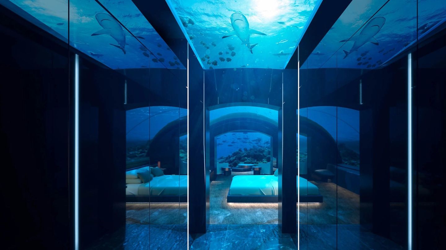 This $50,000 per night underwater villa takes a sea view to the extreme