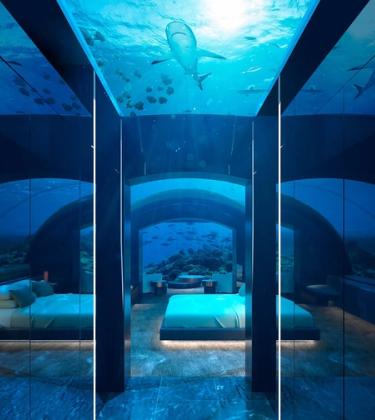 This $50,000 per night underwater villa takes a sea view to the extreme