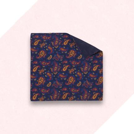 Sir Plus Paisley Pocket Square
