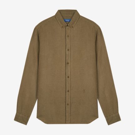 Linen Shirt — Khaki