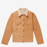 Levi's Vintage Clothing Shearling-Lined Suede Trucker Jacket