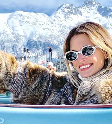 Relive the golden, jet-set days of St. Moritz with this wintry coffee table book