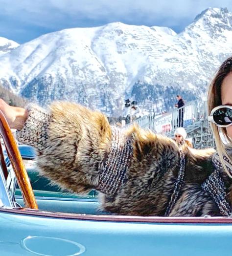 Relive the golden, jet-set days of St. Moritz with this wintry coffee table book