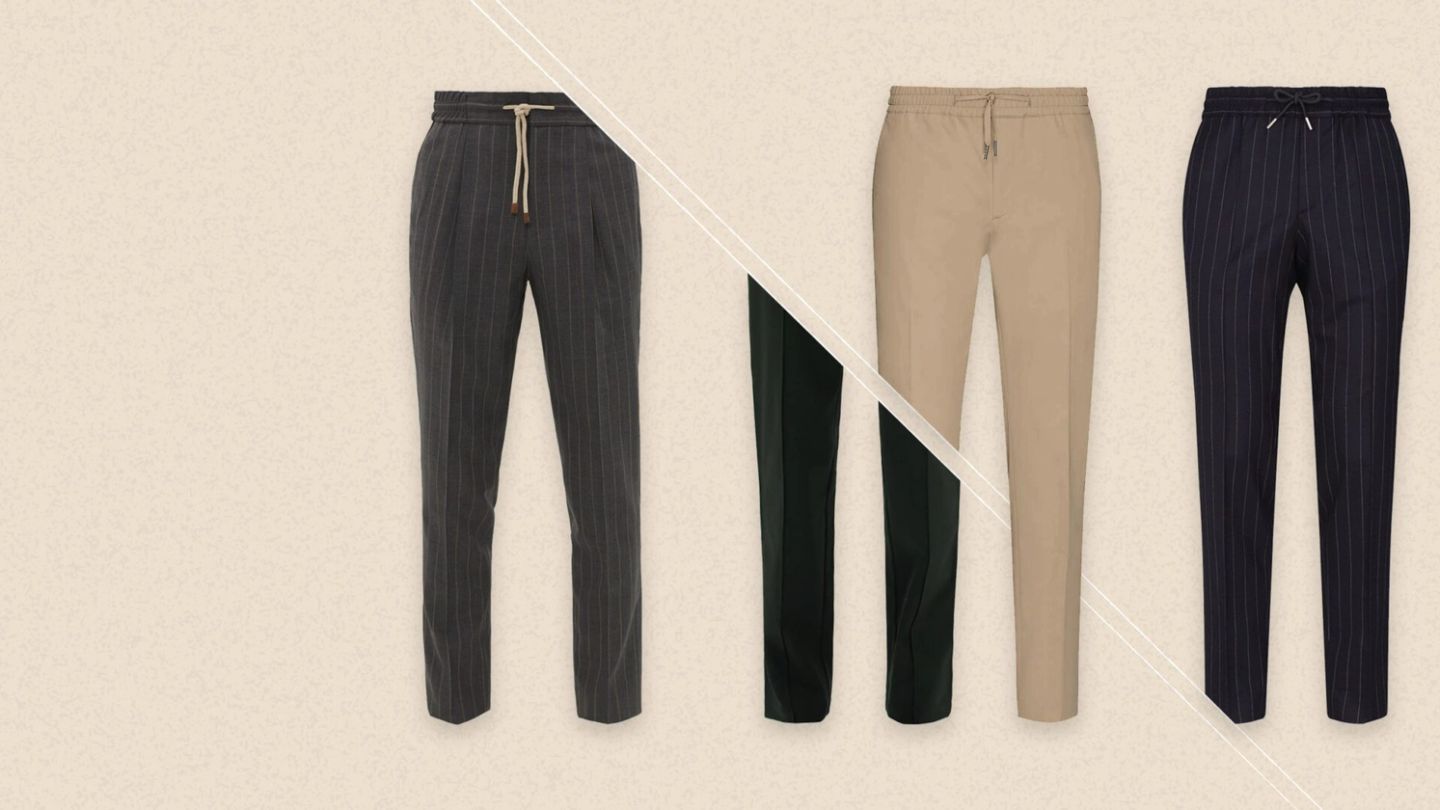 Your work-from-home wardrobe needs a pair of formal drawstring trousers
