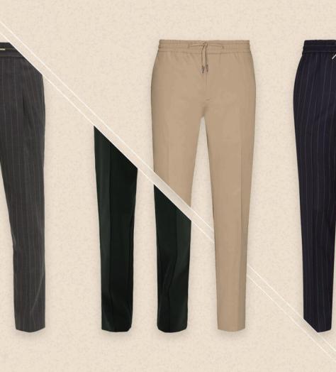 Your work-from-home wardrobe needs a pair of formal drawstring trousers
