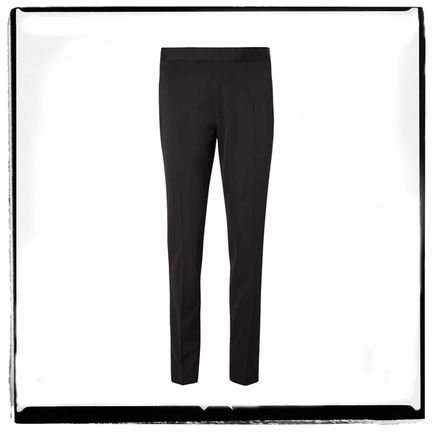 Dunhill Grosgrain-Trimmed Wool Trousers